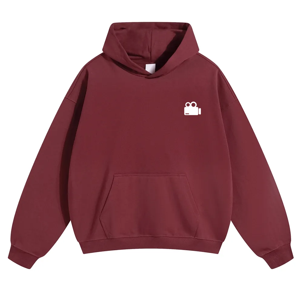 Videographer Unisex Solid Color Hoodie wearishow