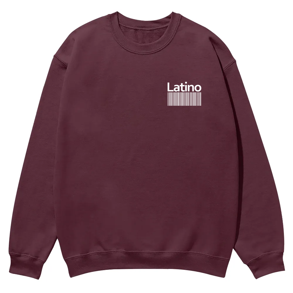 Latino Unisex Fit  Casual Crewneck Sweatshirt wearishow
