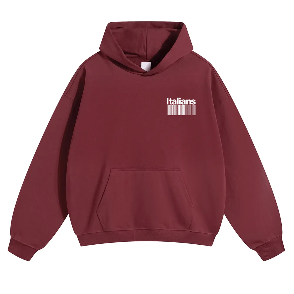 Italians Unisex Fit Color Hoodie wearishow