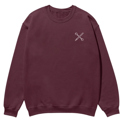 Body Piercer Casual Crewneck Sweatshirt wearishow