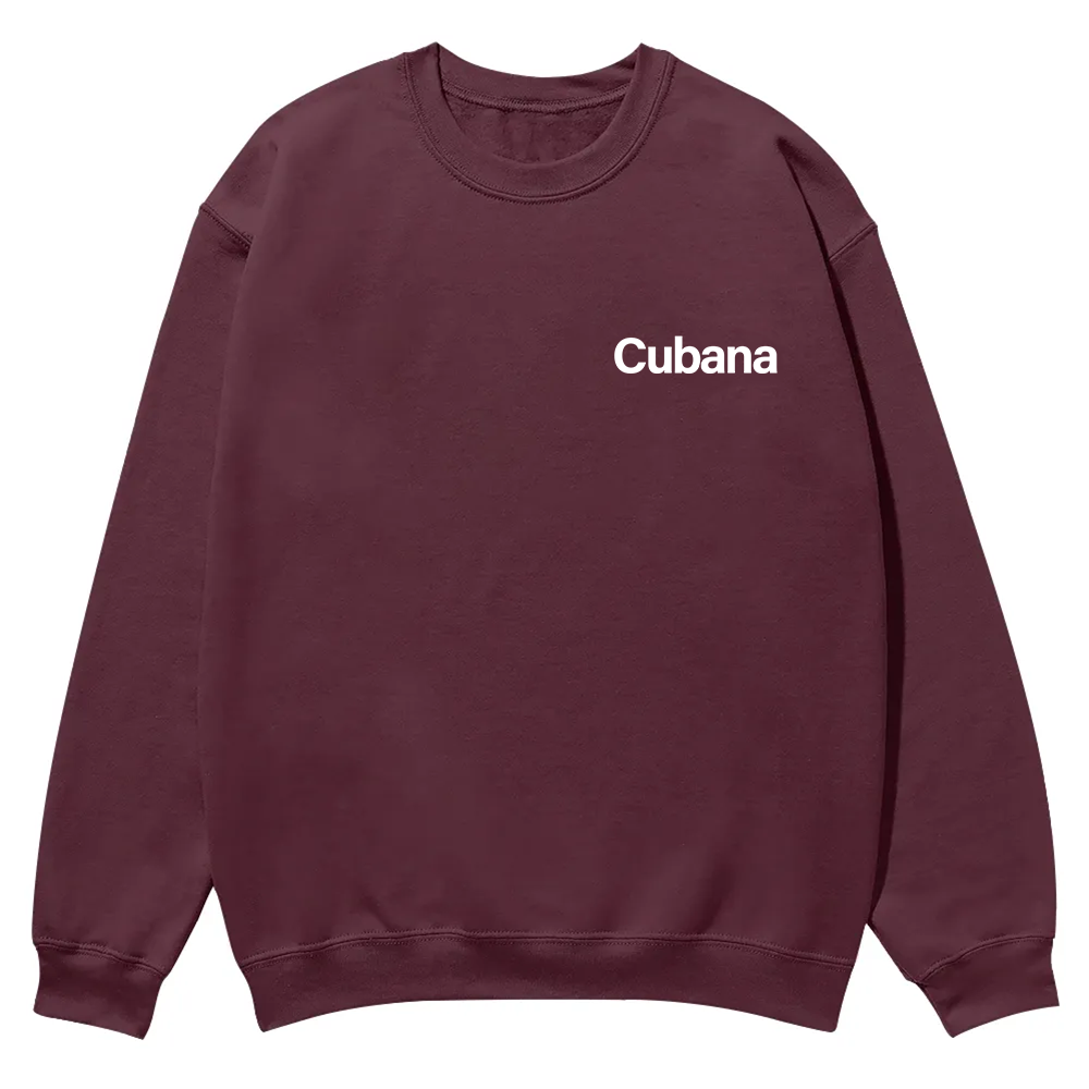 Cubana Unisex Fit  Casual Crewneck Sweatshirt wearishow