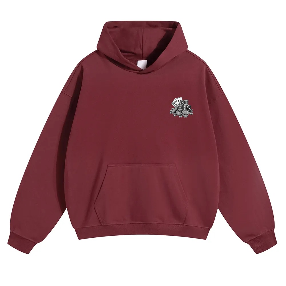 Professional Gambler Unisex Solid Color Hoodie wearishow