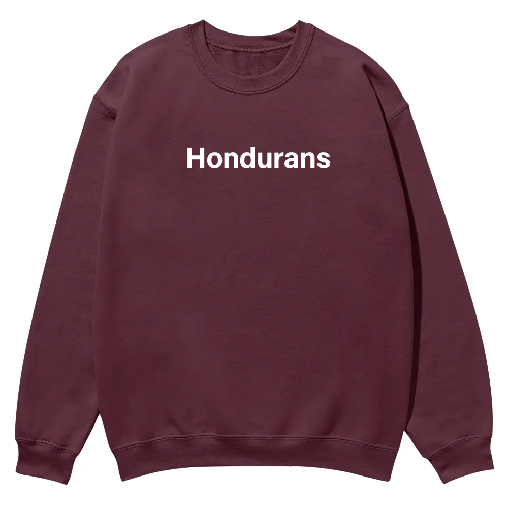 Hondurans Unisex Fit  Casual Crewneck Sweatshirt wearishow