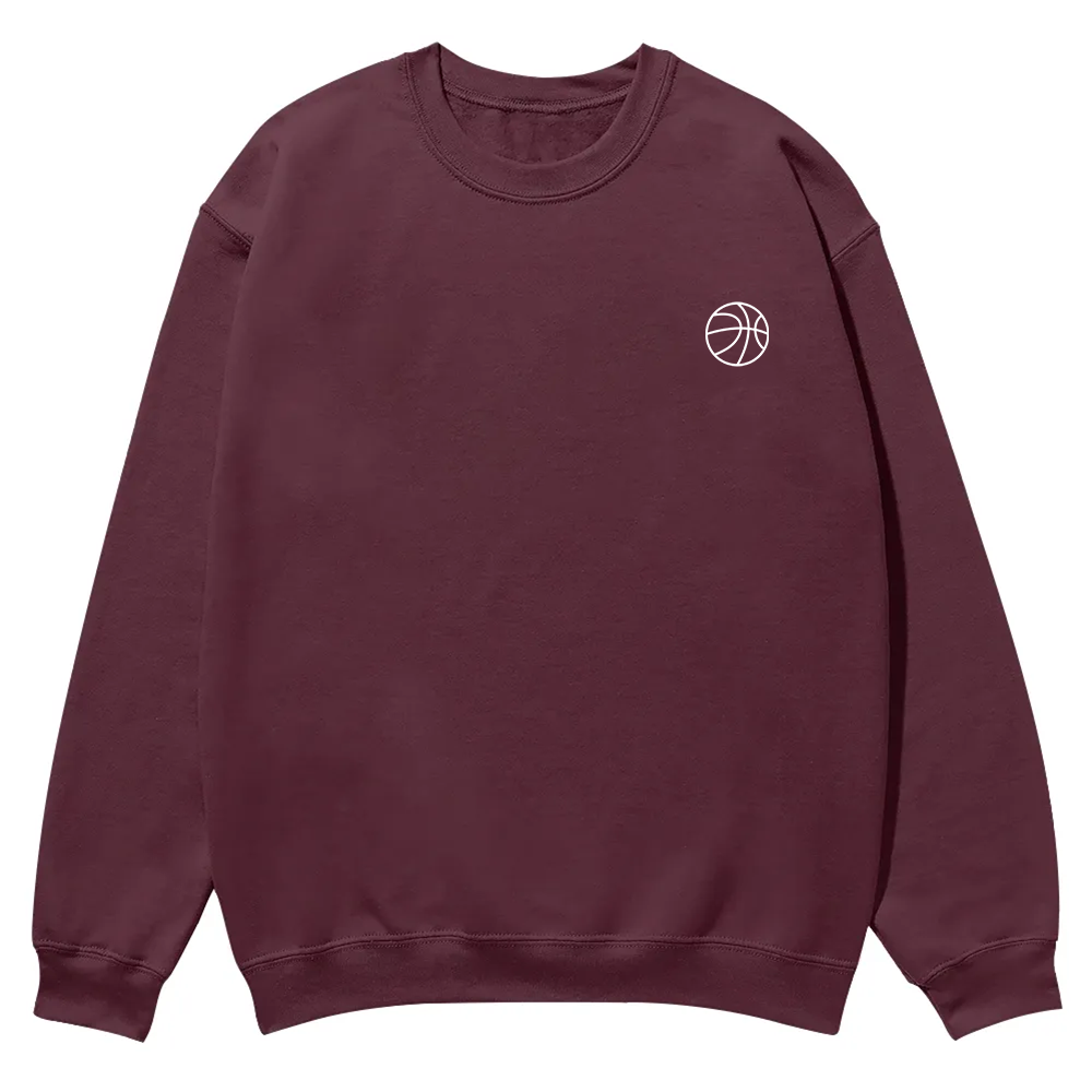 Basketball Player Casual Crewneck Sweatshirt wearishow
