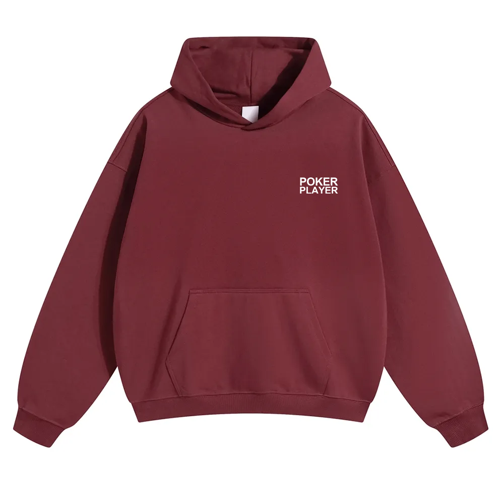 Poker Player Unisex Solid Color Hoodie wearishow