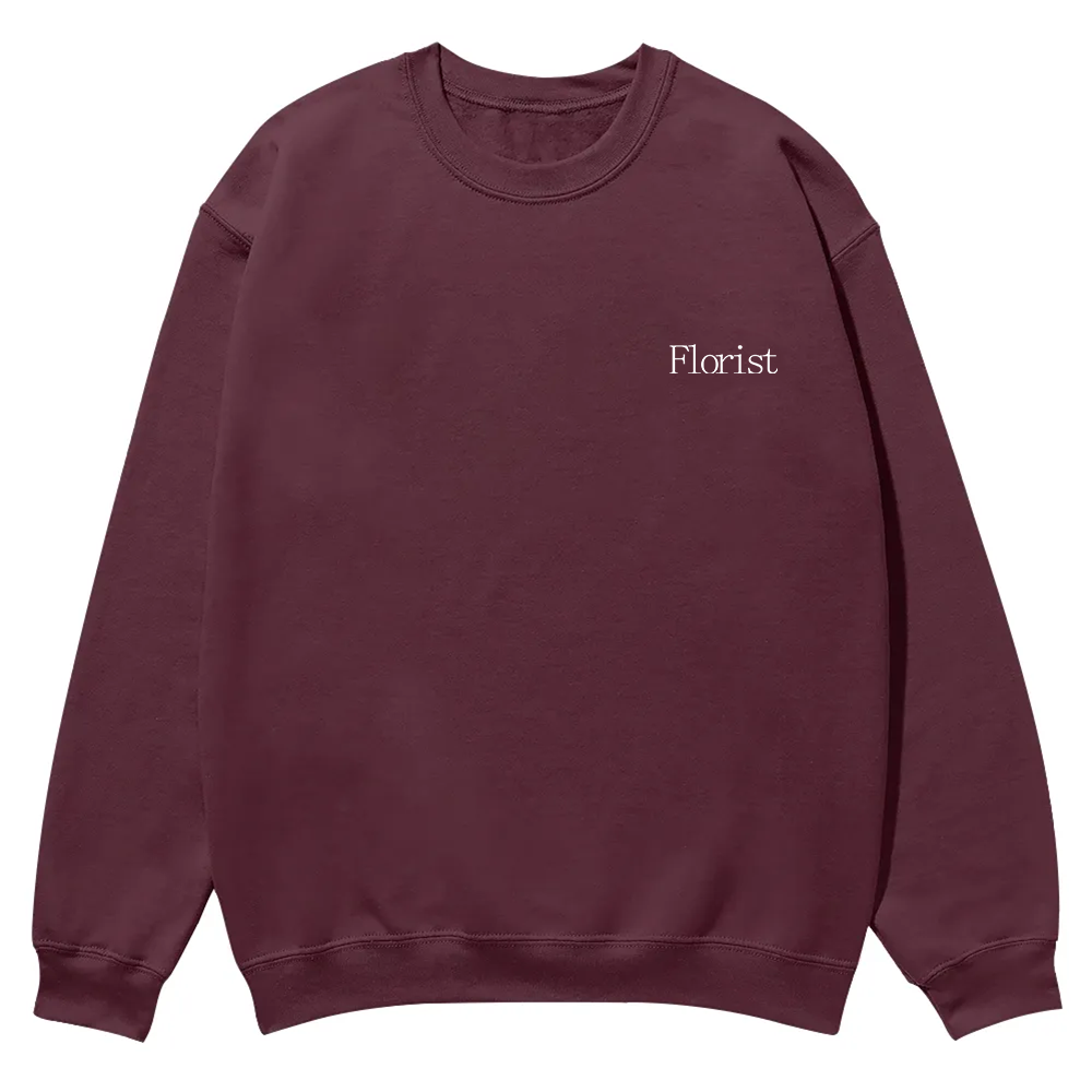 Florist Casual Crewneck Sweatshirt wearishow