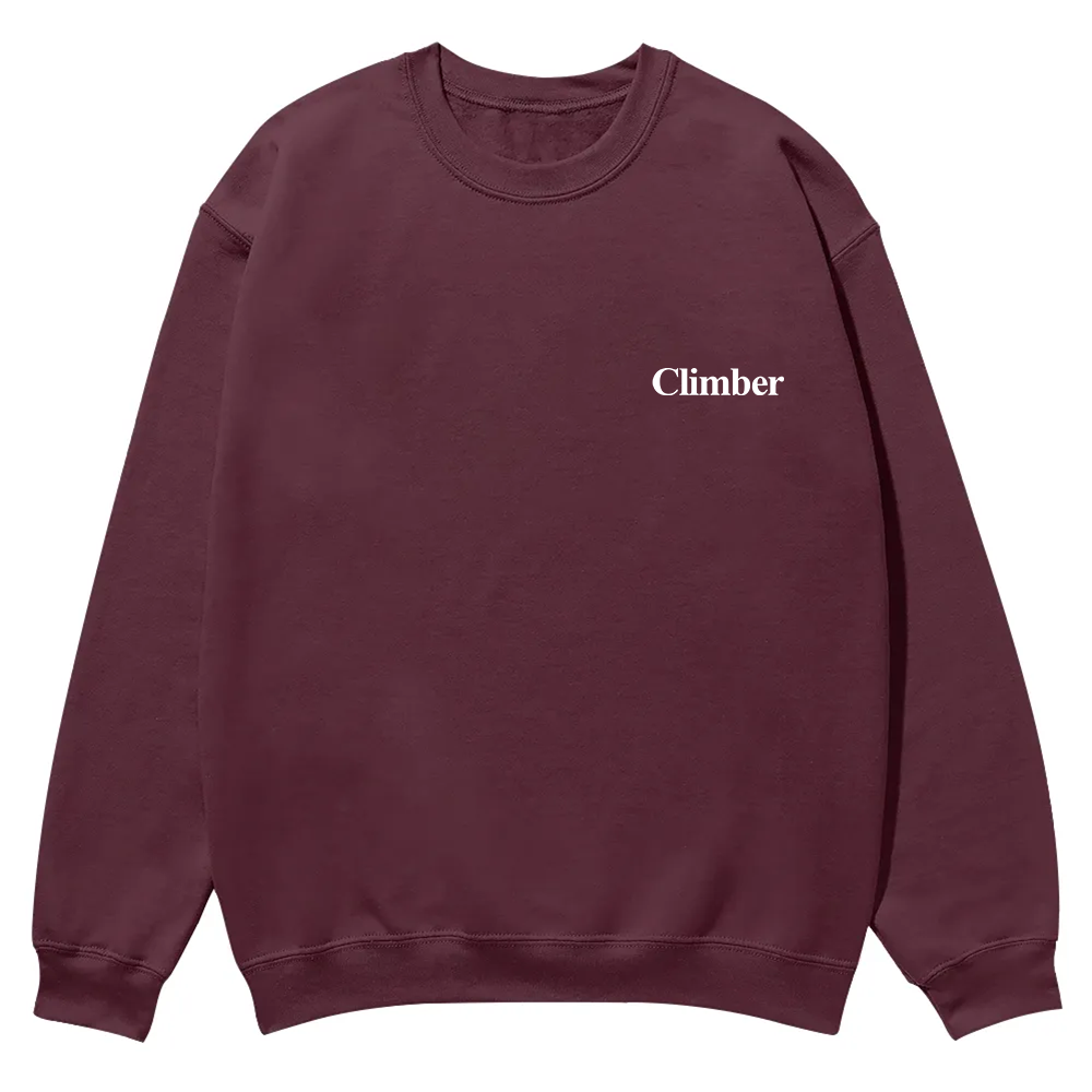 Climber Casual Crewneck Sweatshirt wearishow