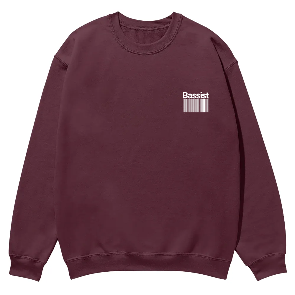 Bassist Casual Crewneck Sweatshirt wearishow