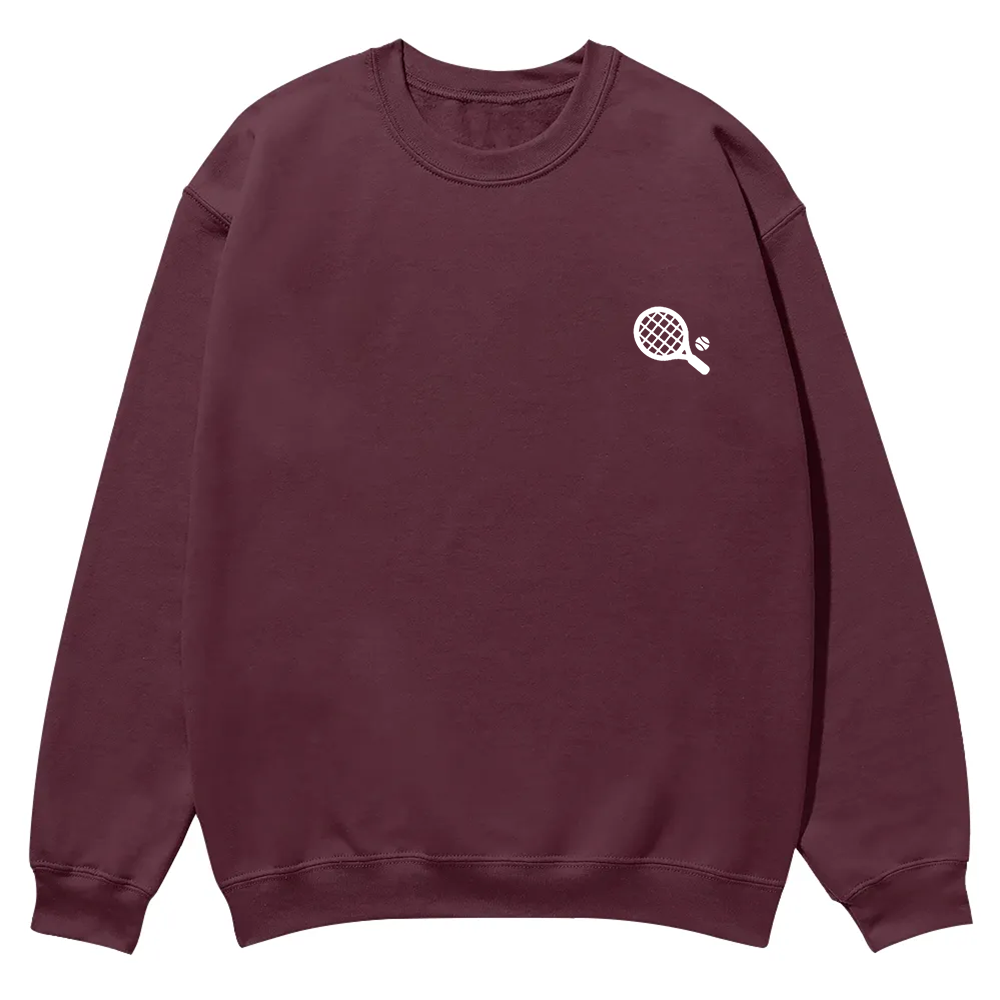 Padel Player Casual Crewneck Sweatshirt wearishow