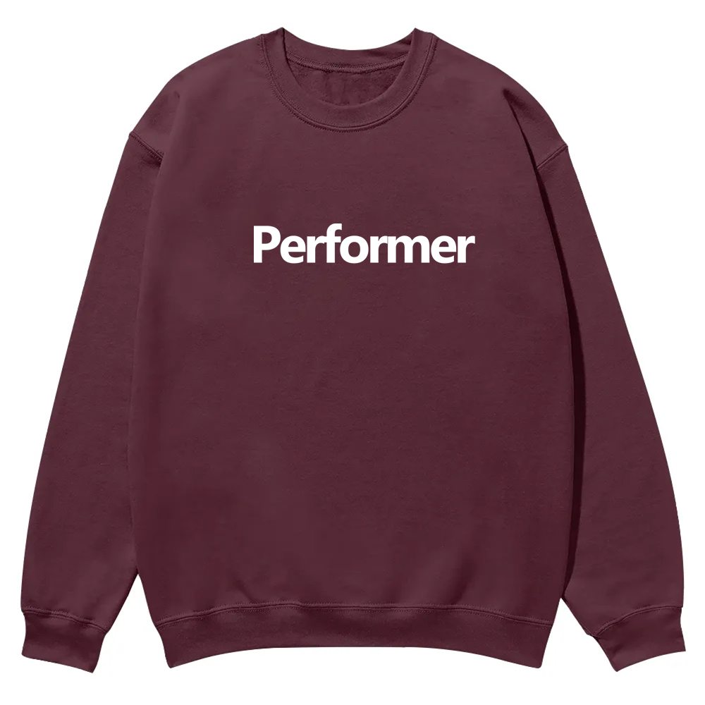 Performer Casual Crewneck Sweatshirt wearishow