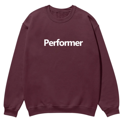 Performer Casual Crewneck Sweatshirt wearishow