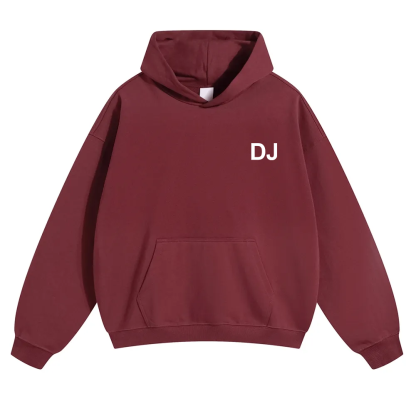 DJ Unisex Solid Color Hoodie wearishow