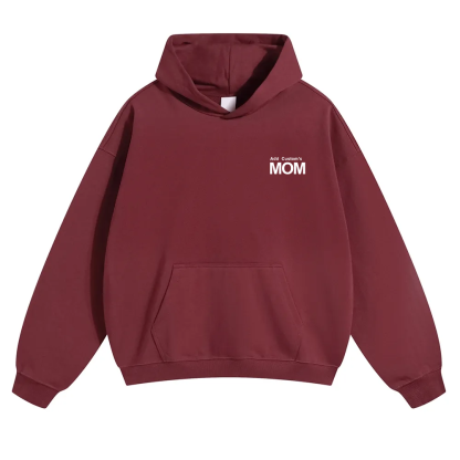MOM Custom Solid Color Hoodie wearishow