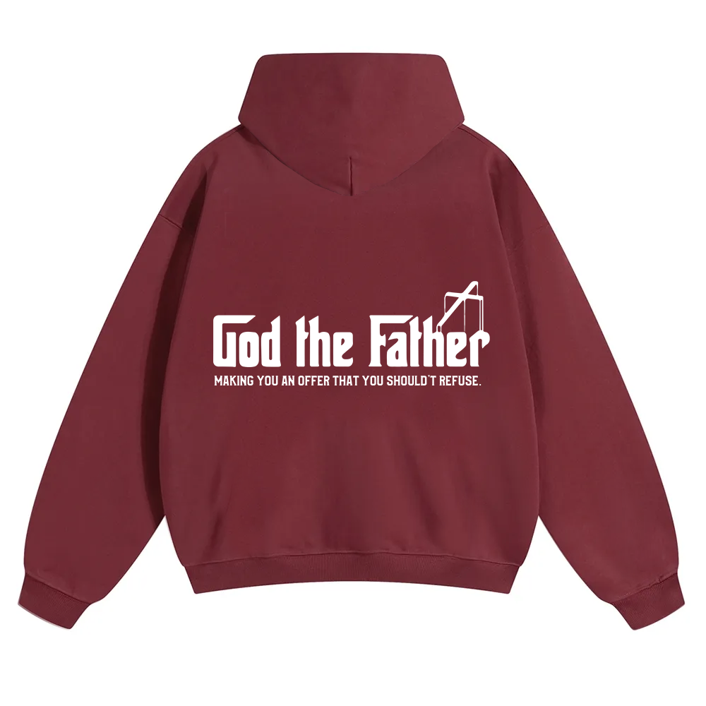 God The Father Christian Unisex Solid Color Hoodie wearishow