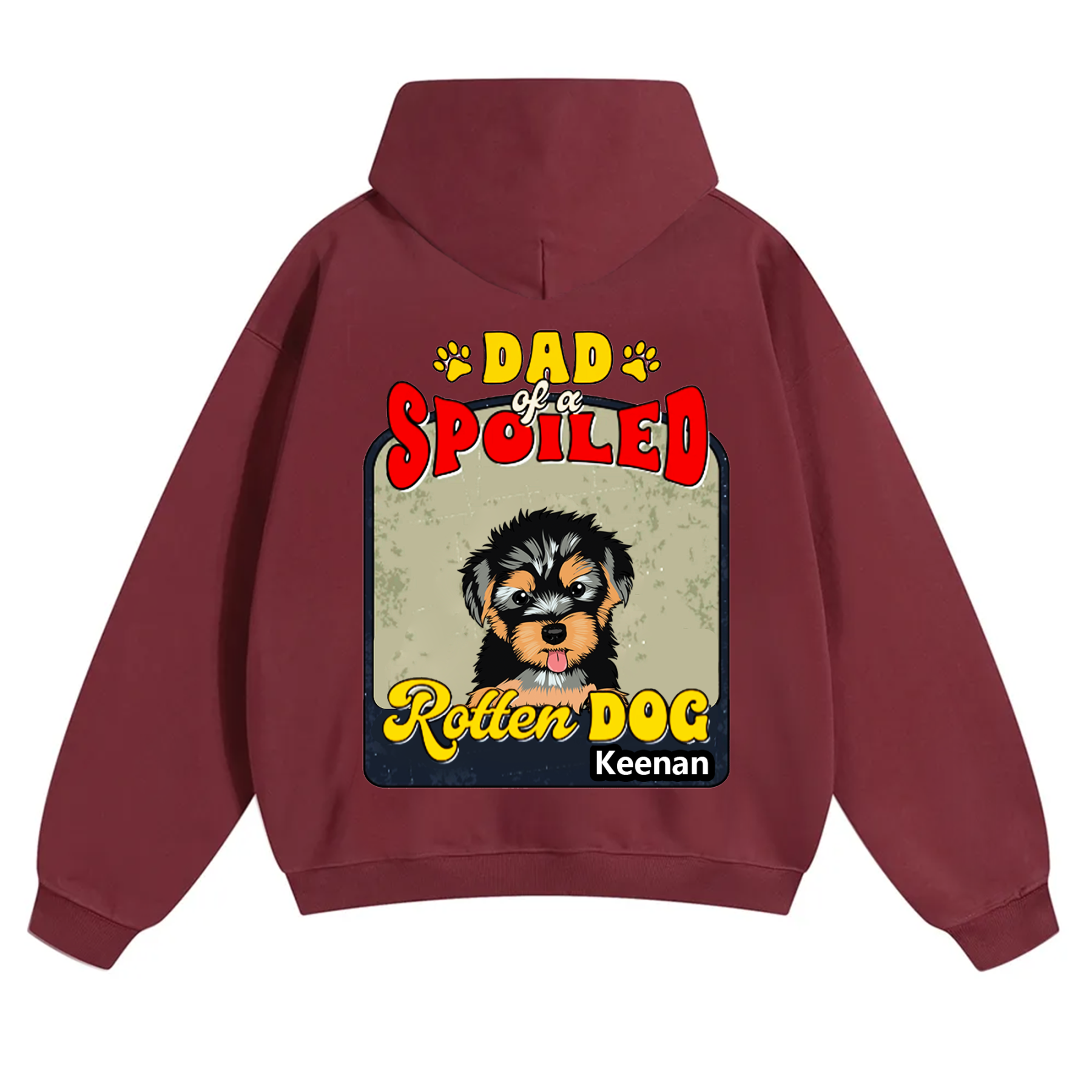 Spoiled Rotten Dog Named - Personalized Custom Unisex Hoodie