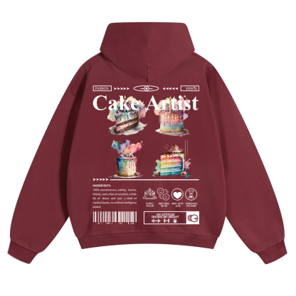 Cake Artist  Unisex Solid Color Hoodie wearishow