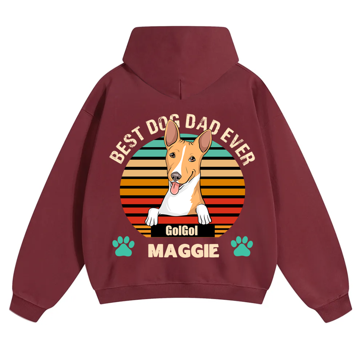 Best Dog Mom and Dad Ever - Personalized Custom Unisex Hoodie