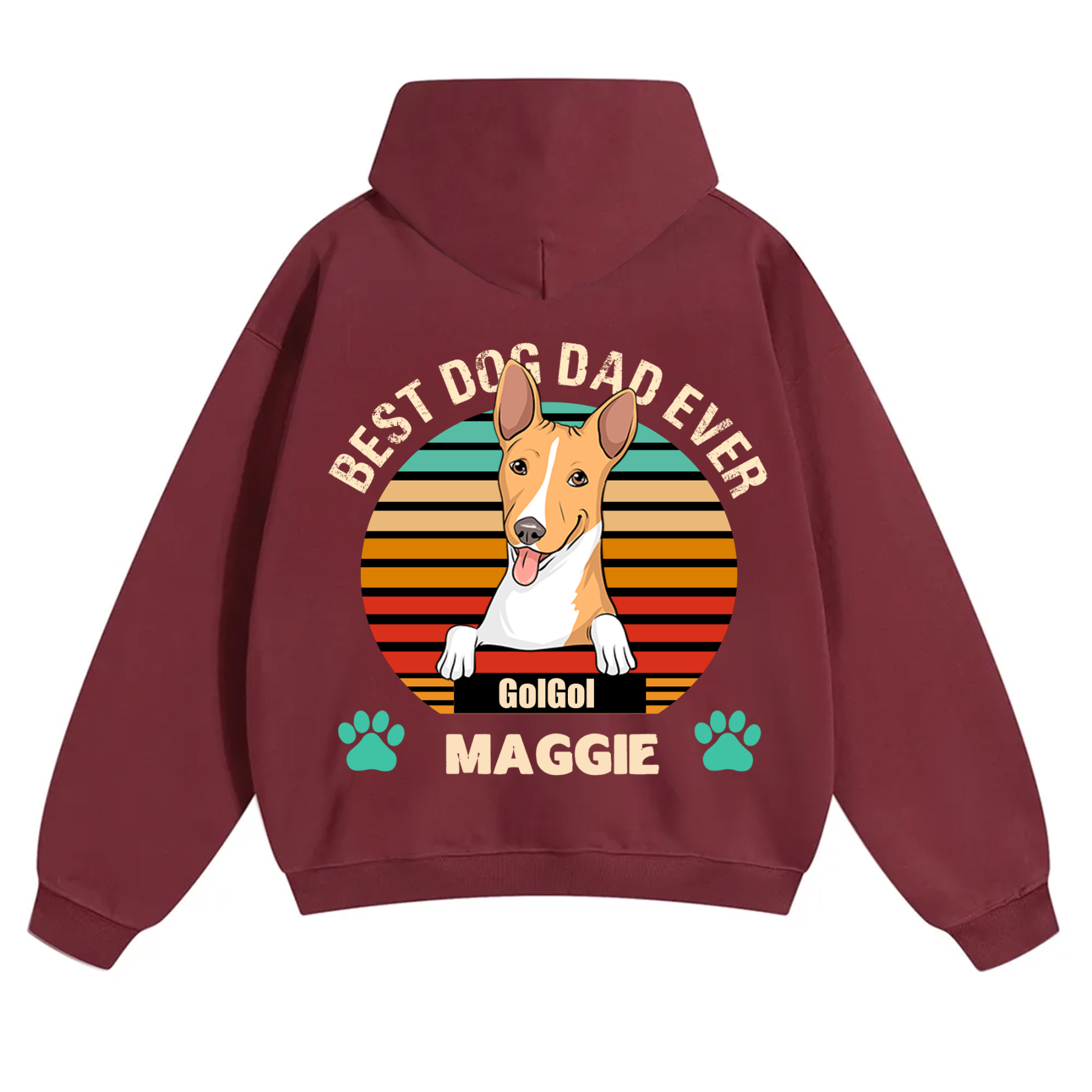 Best Dog Mom and Dad Ever - Personalized Custom Unisex Hoodie