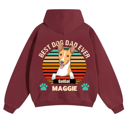 Best Dog Mom and Dad Ever - Personalized Custom Unisex Hoodie