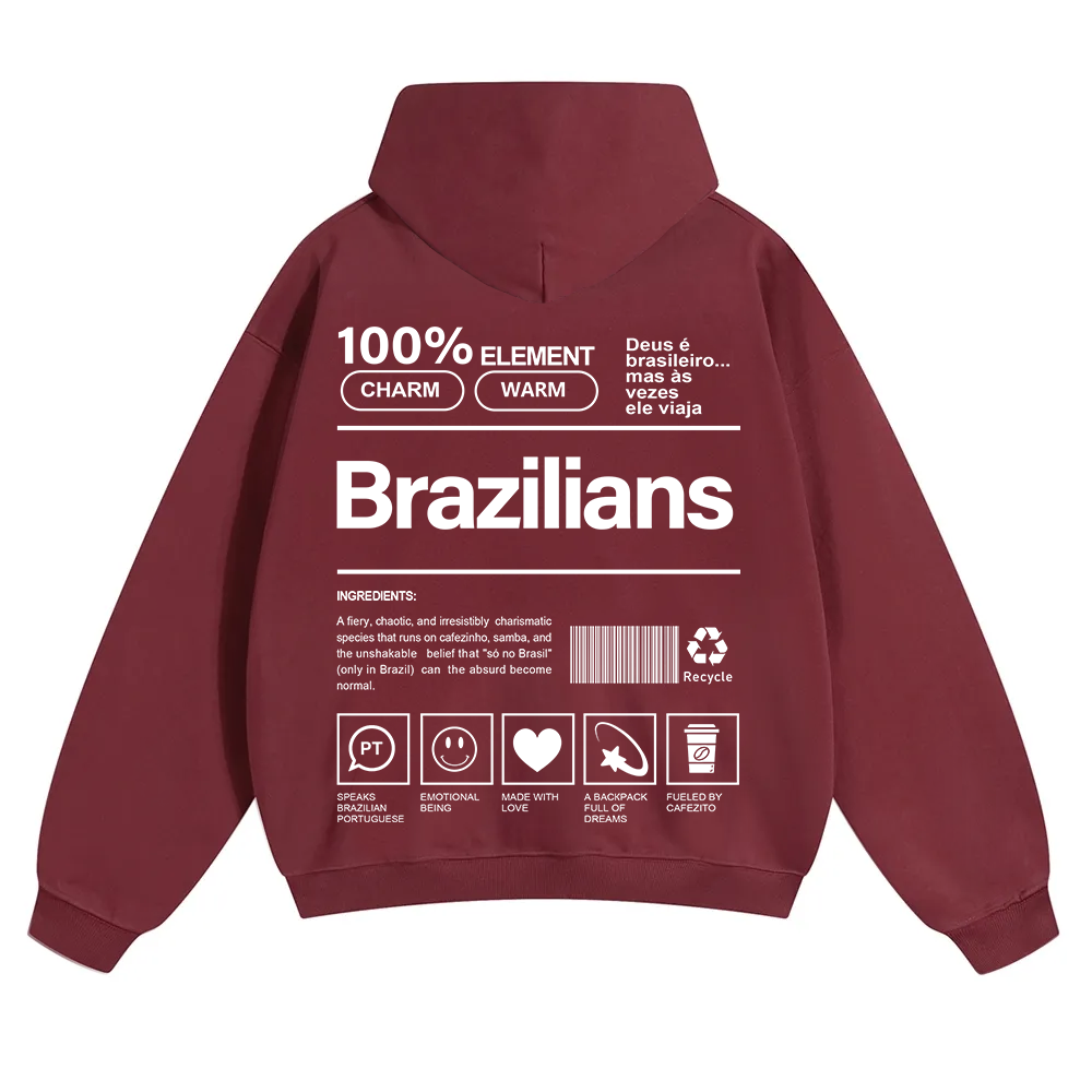 Brazilians Unisex Fit Color Hoodie wearishow