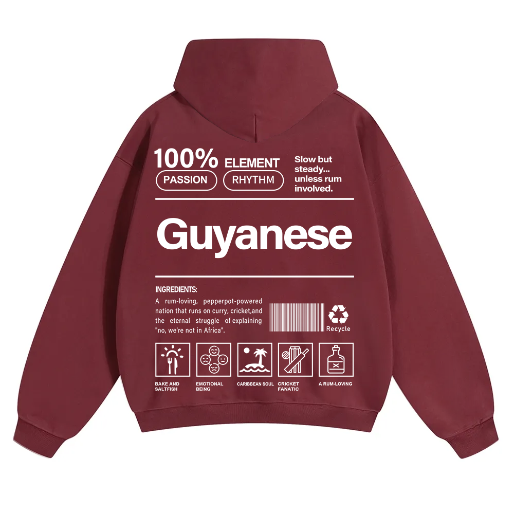 Guyanese Unisex Fit Color Hoodie wearishow