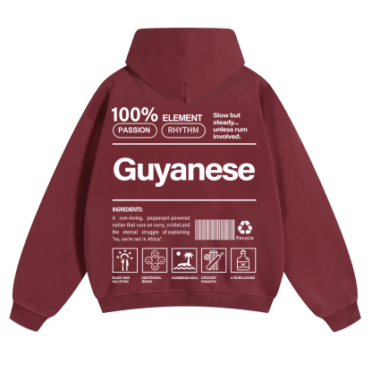 Guyanese Unisex Fit Color Hoodie wearishow