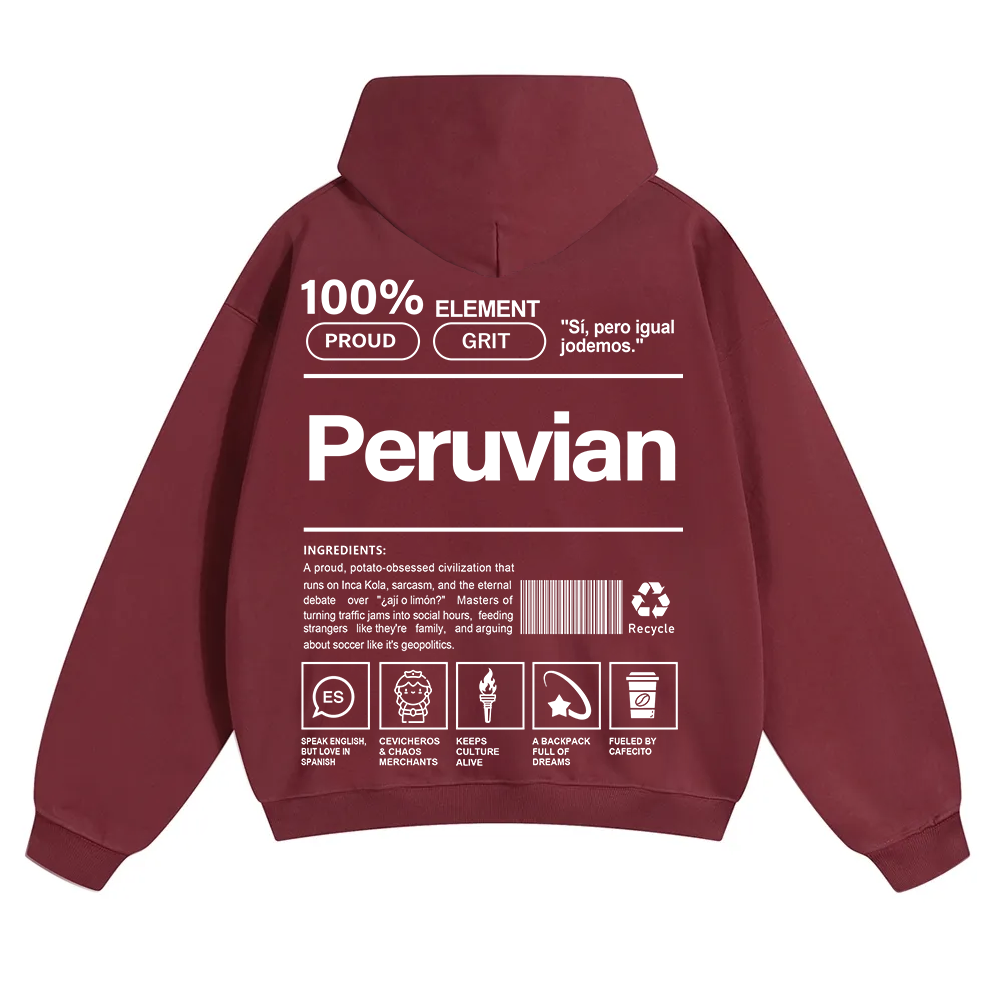 Peruvian Unisex Fit Color Hoodie wearishow