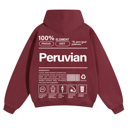 Peruvian Unisex Fit Color Hoodie wearishow