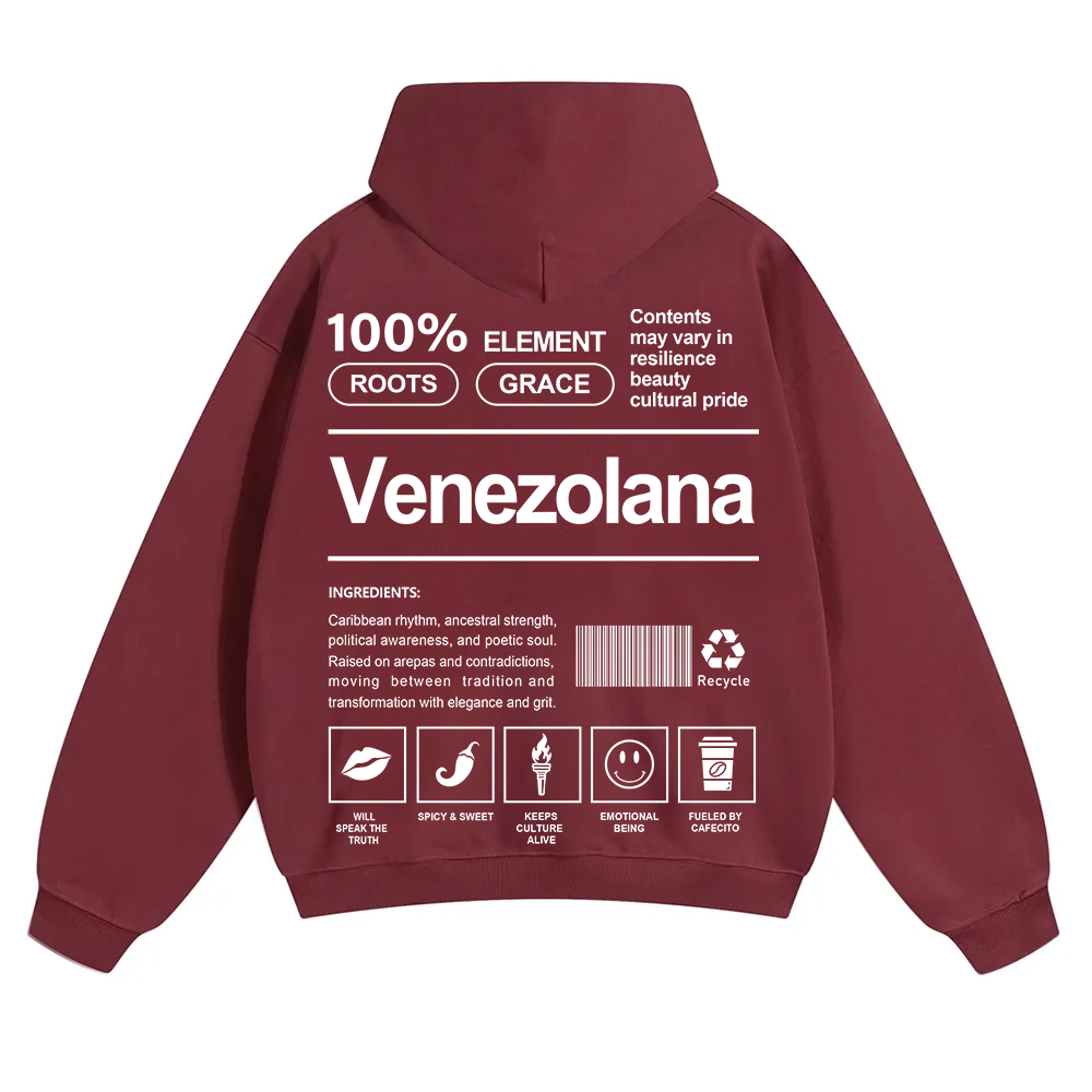 Venezolana Unisex Fit Color Hoodie wearishow