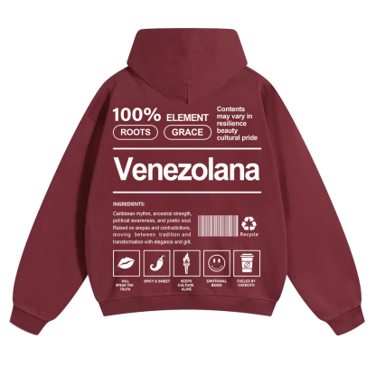 Venezolana Unisex Fit Color Hoodie wearishow