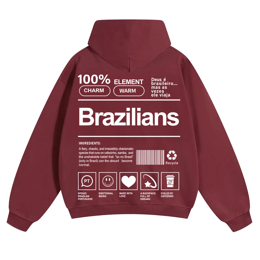 Brazilians Unisex Fit Color Hoodie wearishow
