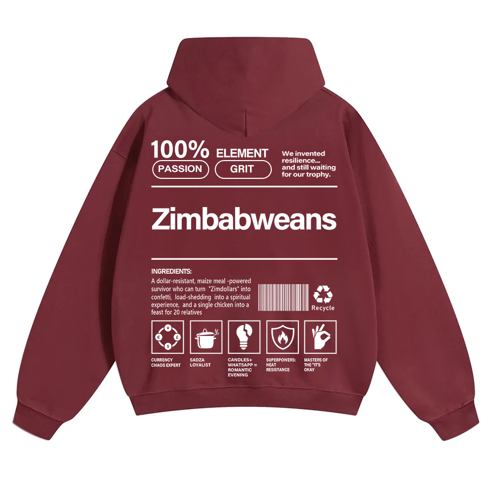 Zimbabweans Unisex Fit Color Hoodie wearishow