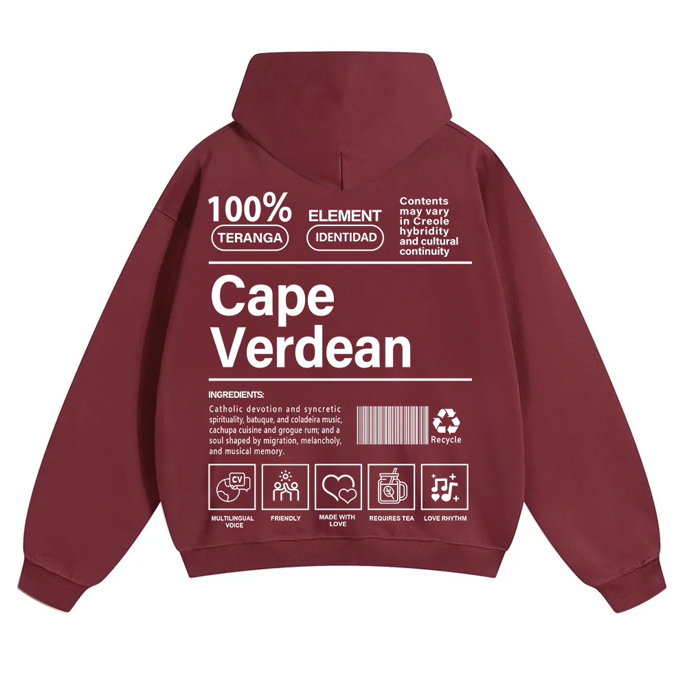 Cape Verdean Unisex Fit Color Hoodie wearishow