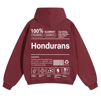 Hondurans Unisex Fit Color Hoodie wearishow