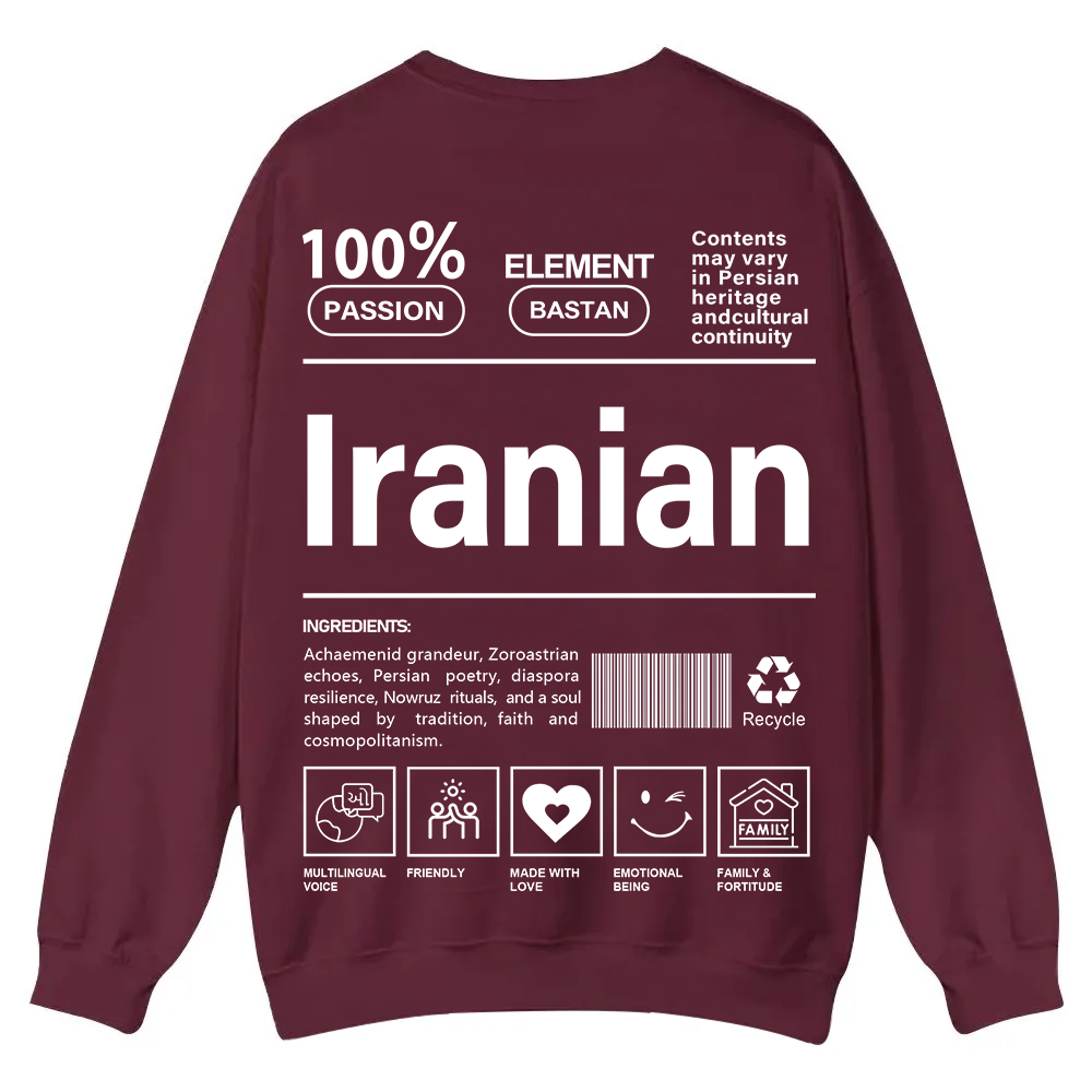 Iranian Unisex Fit  Casual Crewneck Sweatshirt wearishow