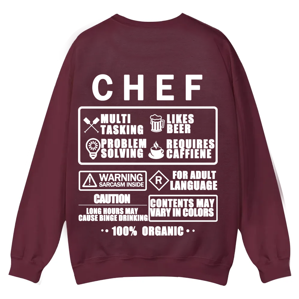  Chef Casual Crewneck Sweatshirt