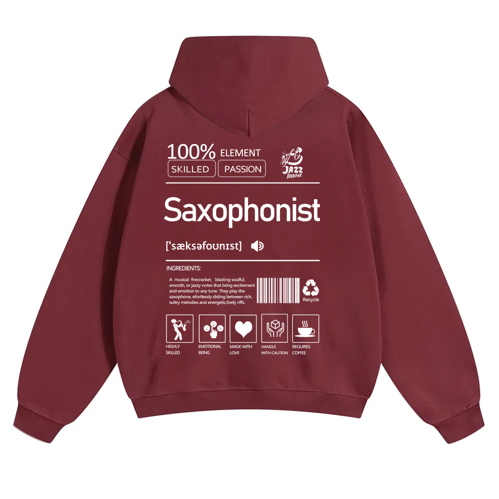 Saxophonist Unisex  Hoodie wearishow