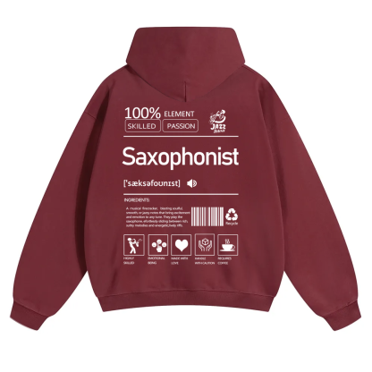 Saxophonist Unisex  Hoodie wearishow