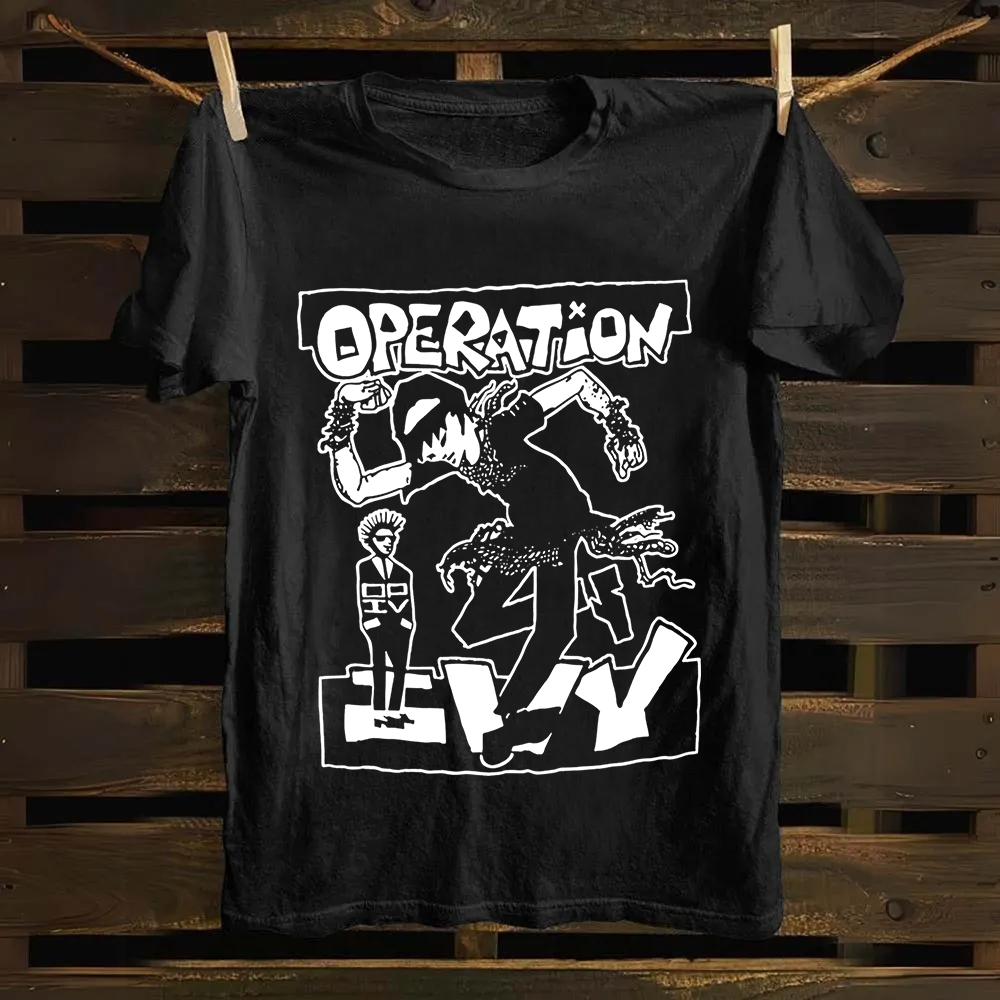 Unisex Vintage  Operation Ivy Band Cotton T-Shirt