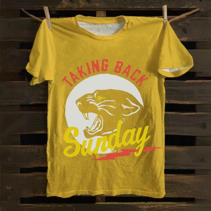 Unisex Vintage Taking Back Sunday Band Cotton T-Shirt