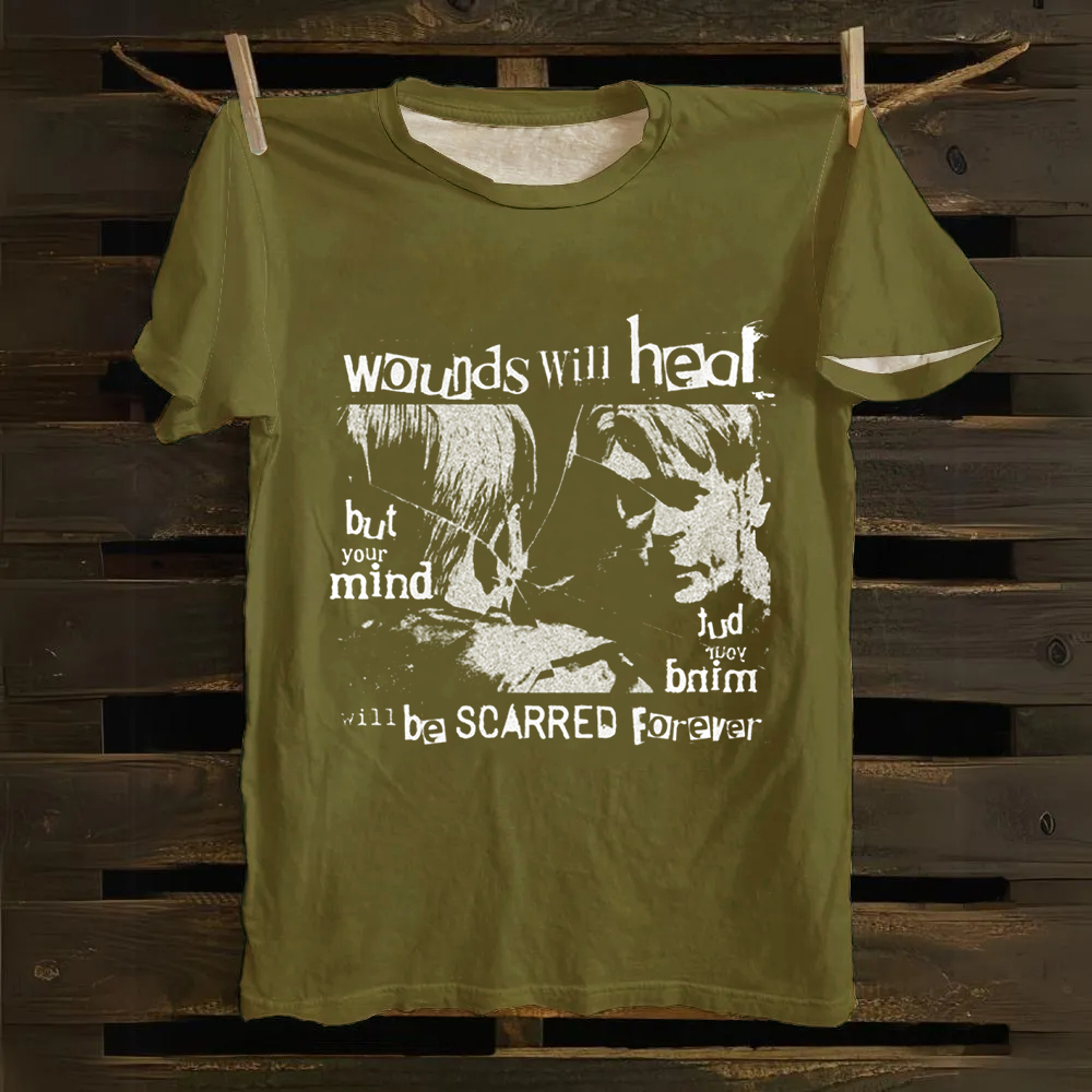 Unisex Vintage Silent Hill Horror Movie Cotton T-Shirt