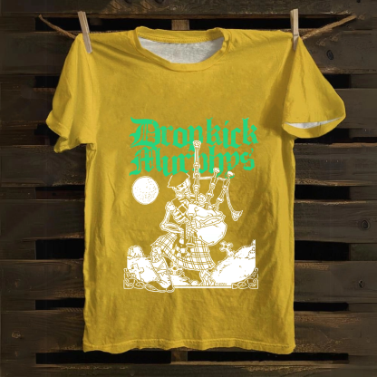 Dropkick Murphys Band Cotton T-Shirt
