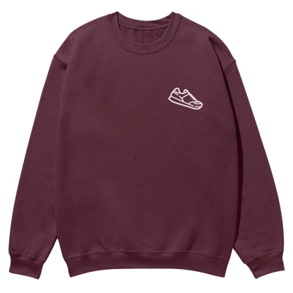Addcustom Runner Casual Crewneck Sweatshirt