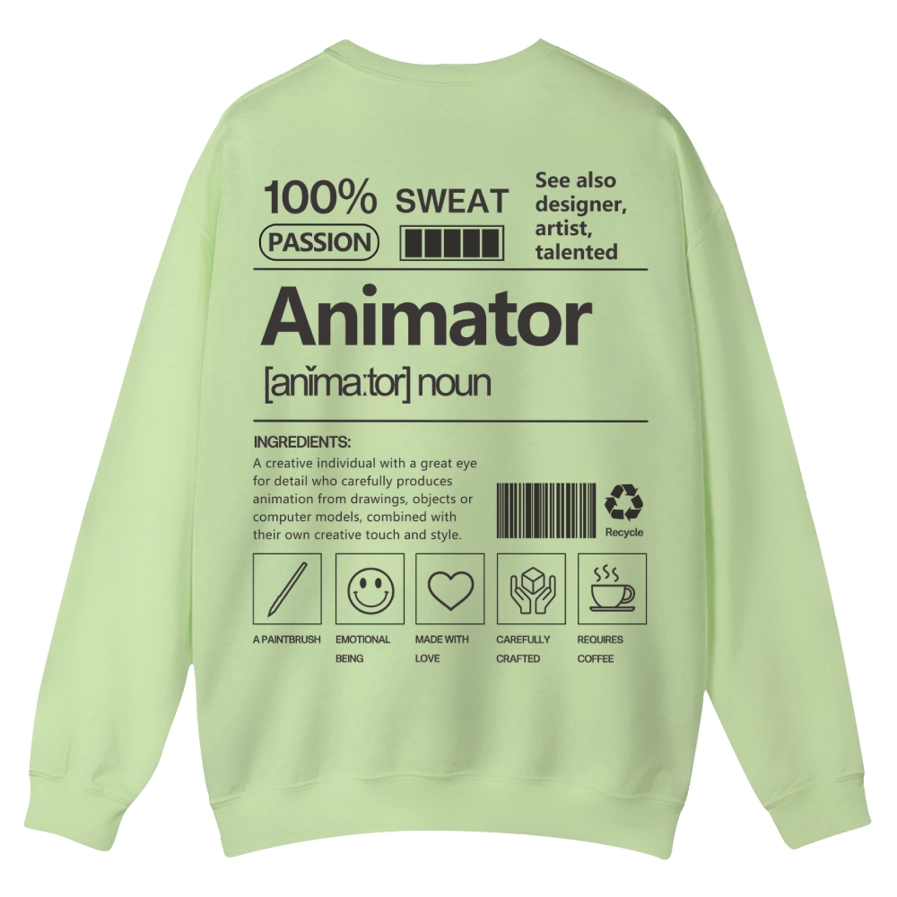 Animator Casual Crewneck Sweatshirt