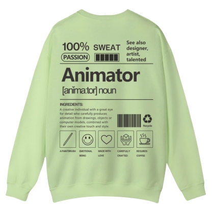 Animator Casual Crewneck Sweatshirt