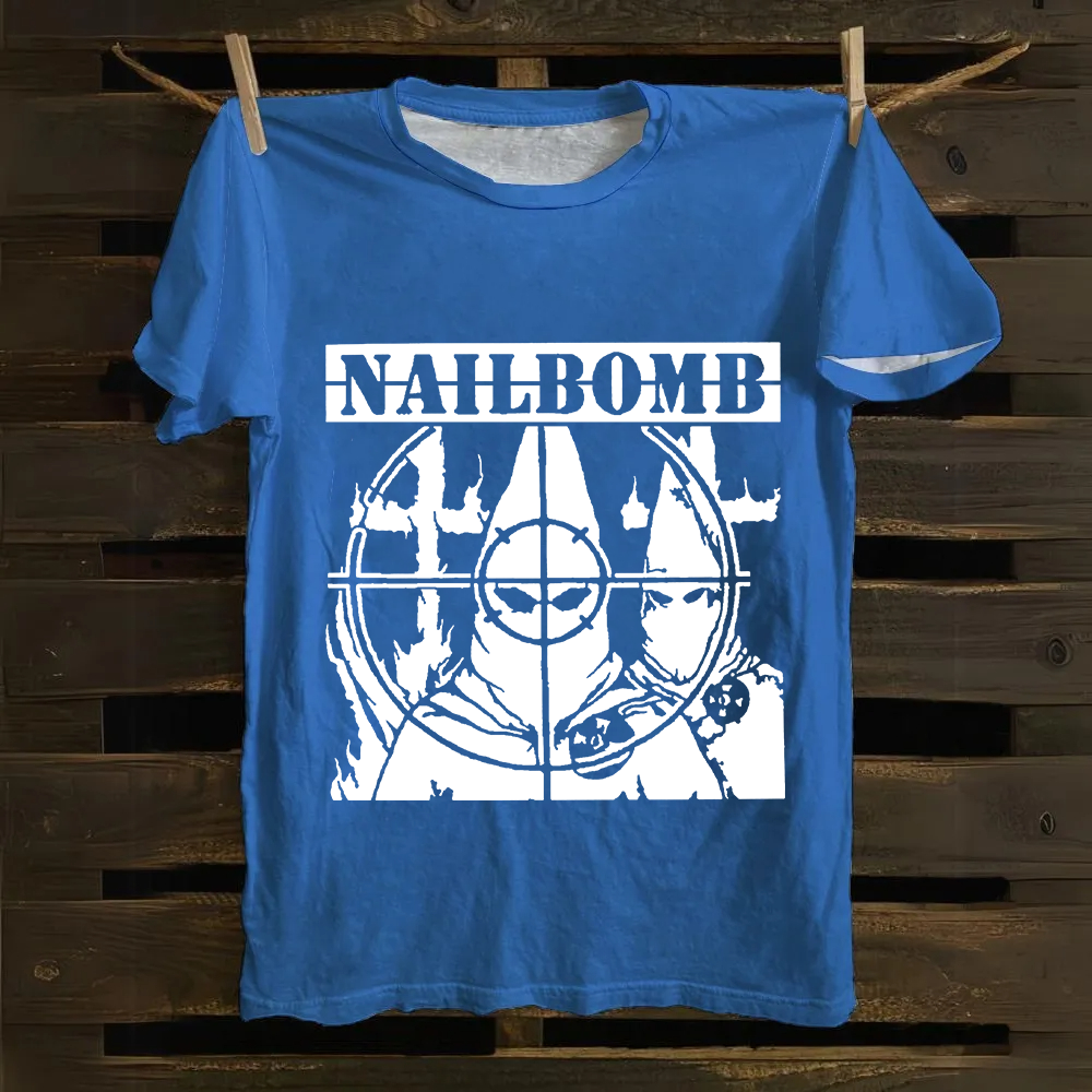 Nailbomb Band Klan Hunter Vintage Cotton T-Shirt