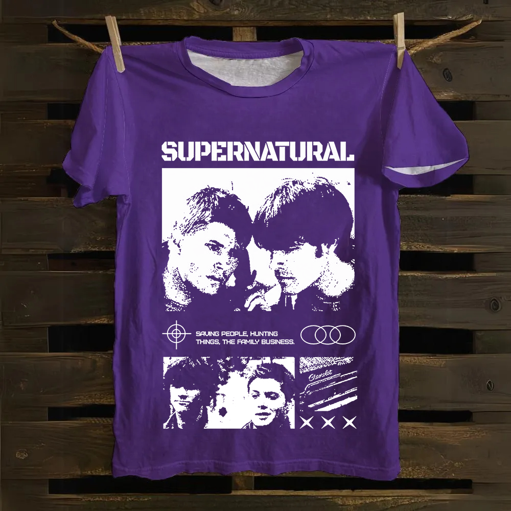 Supernatural TV Series Cotton T-Shirt