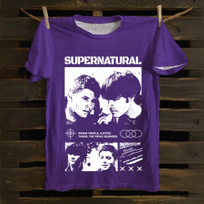 Supernatural TV Series Cotton T-Shirt