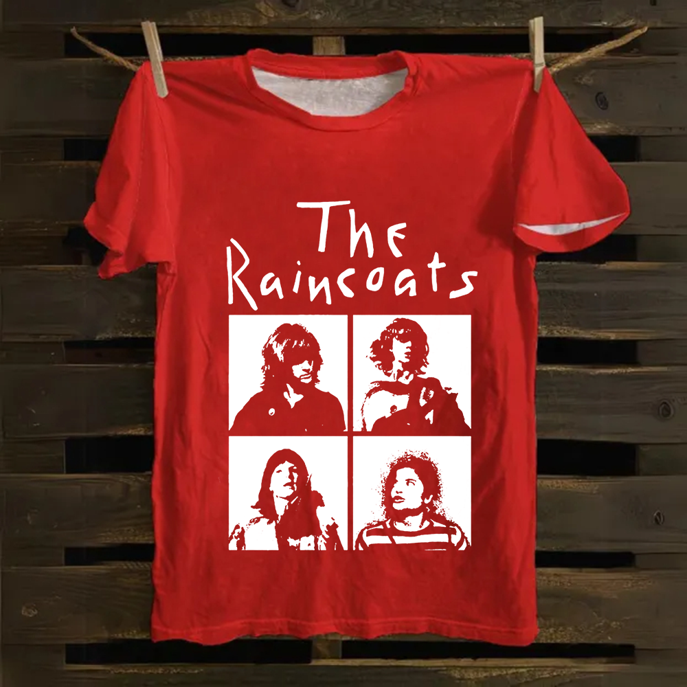 Unisex Vintage The Raincoats Punk Band Cotton T-Shirt