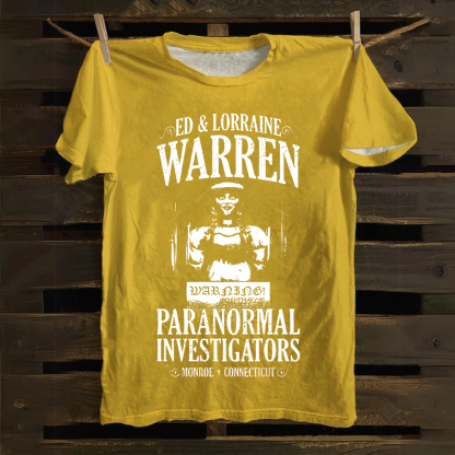 Unisex Vintage The Conjuring Horror Movie Cotton T-Shirt